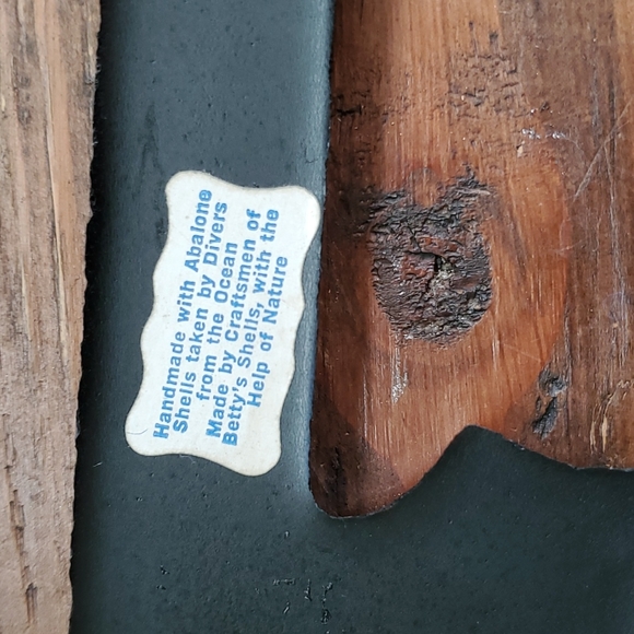 Vtg craftsman of Betty's shell abalone -KEY TO CALIFORNIA- - Picture 7 of 16